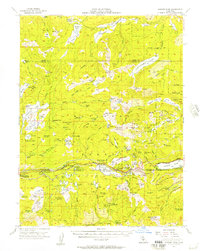 Donner Pass 1955 topographic map thumbnail