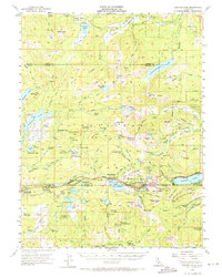 Donner Pass 1955 topographic map thumbnail