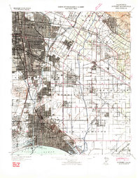Downey 1942 topographic map thumbnail