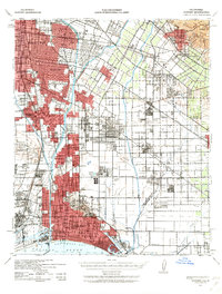 Downey 1943 topographic map thumbnail