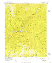 Downieville 1951 topographic map thumbnail