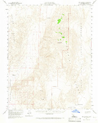 Dry Mountain 1957 topographic map thumbnail