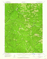 Dubakella Mtn 1954 topographic map thumbnail