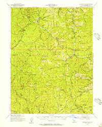 Dubakella Mtn 1954 topographic map thumbnail