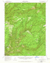 Duncan Peak 1952 topographic map thumbnail