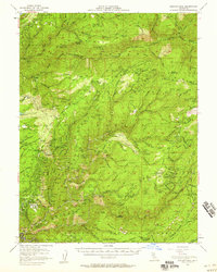 Duncan Peak 1952 topographic map thumbnail