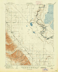 Dunnigan 1907 topographic map thumbnail