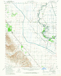 Dunnigan 1953 topographic map thumbnail