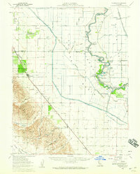 Dunnigan 1953 topographic map thumbnail