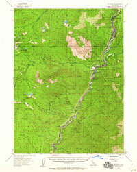 Dunsmuir 1954 topographic map thumbnail