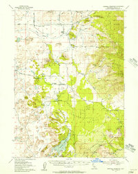 Dwinnell Reservoir topographic map thumbnail