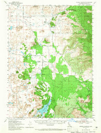 Dwinnell Reservoir 1954 topographic map thumbnail
