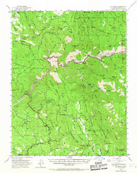 El Portal 1947 topographic map preview