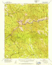 El Portal 1947 topographic map preview