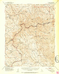 El Portal 1947 topographic map thumbnail