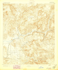 Elcajon 1893 topographic map thumbnail