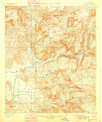 Elcajon 1901 topographic map thumbnail