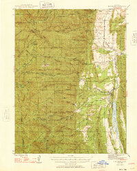 Elk Creek 1948 topographic map thumbnail