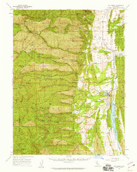 Elk Creek 1957 topographic map thumbnail