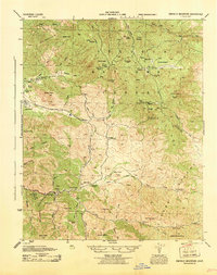 Emerald Mtn 1943 topographic map thumbnail