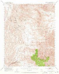 Emigrant Canyon 1952 topographic map thumbnail
