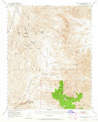 Emigrant Canyon 1952 topographic map preview
