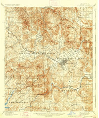 Escondido 1901 topographic map thumbnail