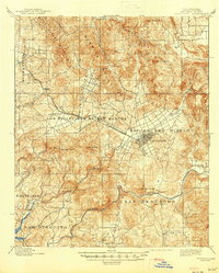 Escondido 1901 topographic map thumbnail