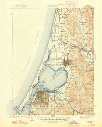 Eureka 1942 topographic map thumbnail