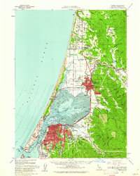 Eureka 1959 topographic map thumbnail