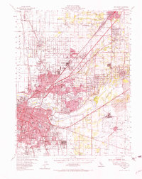 Fair Oaks 1954 topographic map thumbnail