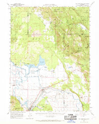Fall River Mills 1961 topographic map thumbnail