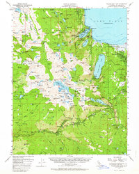 Fallen Leaf Lake 1955 topographic map thumbnail