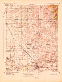 Farmington 1942 topographic map thumbnail
