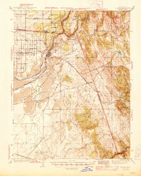 Folsom 1944 topographic map thumbnail