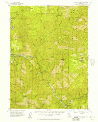 Forks of Salmon 1955 topographic map preview