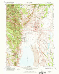 Fort Bidwell 1962 topographic map thumbnail