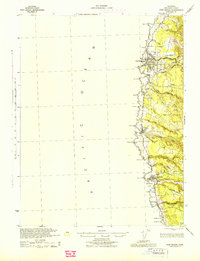 Fort Bragg 1943 topographic map thumbnail