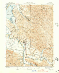 Fortuna 1944 topographic map thumbnail