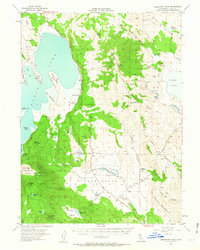 Fredonyer Peak 1954 topographic map thumbnail