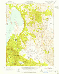 Fredonyer Peak 1954 topographic map thumbnail