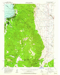 Freel Peak 1956 topographic map thumbnail