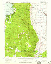 Freel Peak 1956 topographic map thumbnail