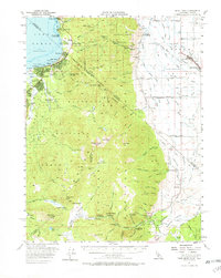 Freel Peak 1956 topographic map thumbnail