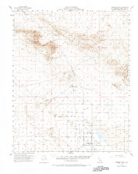 Fremont Peak 1956 topographic map thumbnail