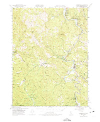 Garberville 1949 topographic map thumbnail
