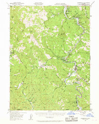 Garberville 1949 topographic map thumbnail