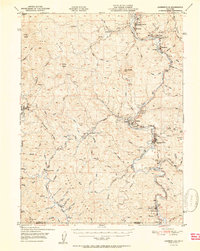 Garberville 1951 topographic map thumbnail
