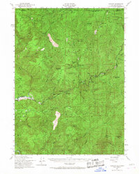 Gasquet 1951 topographic map thumbnail