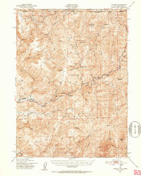 Gasquet 1951 topographic map thumbnail